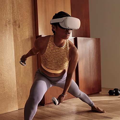 Meta Quest 2 - Advanced All-In-One Virtual Reality Headset - 128 GB (Renewed Premium)